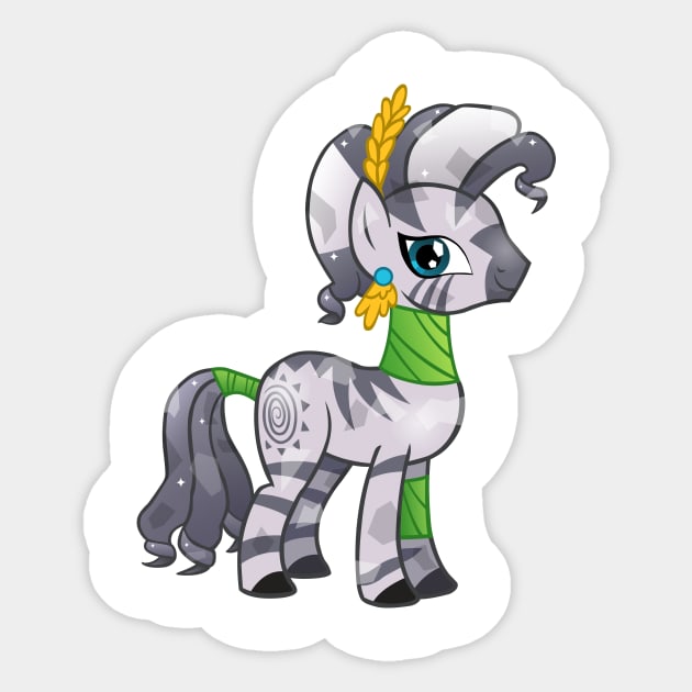 Crystal Zecora Sticker by CloudyGlow